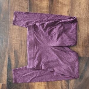 Victoria's secret purple/maroon super soft leggings Size S